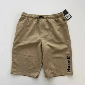 Hurley Boys Hybrid Stretch Walkshort in Khaki NWT XL